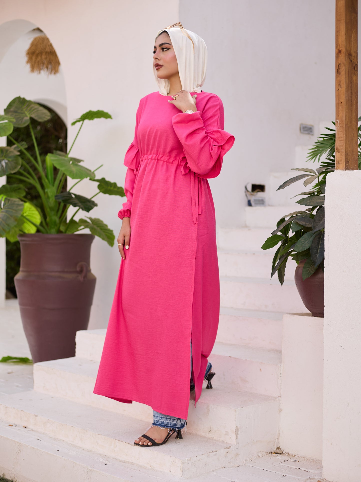 Slit&style dress