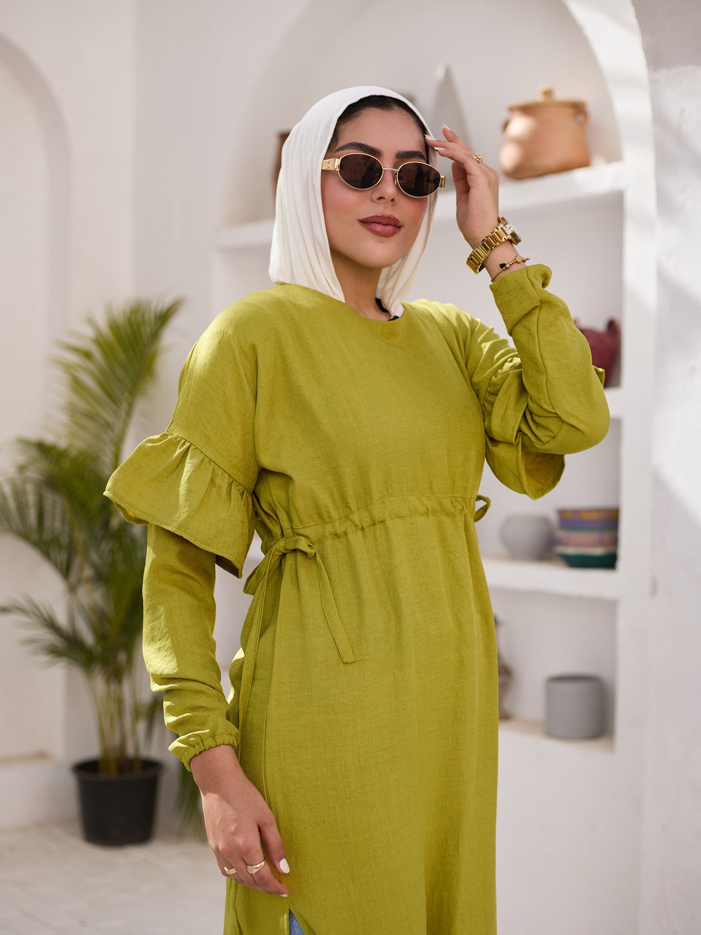Slit&style dress
