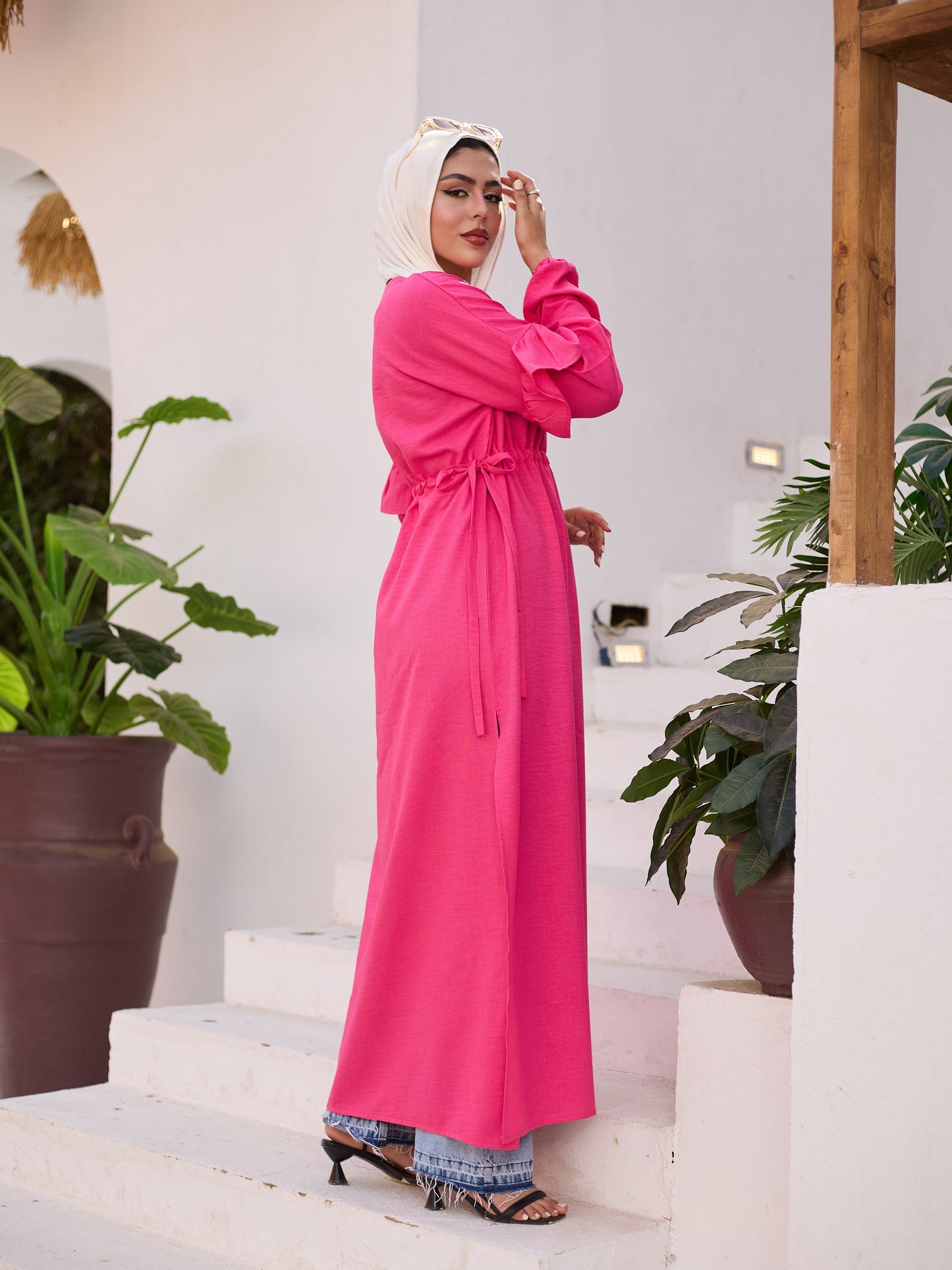 Slit&style dress
