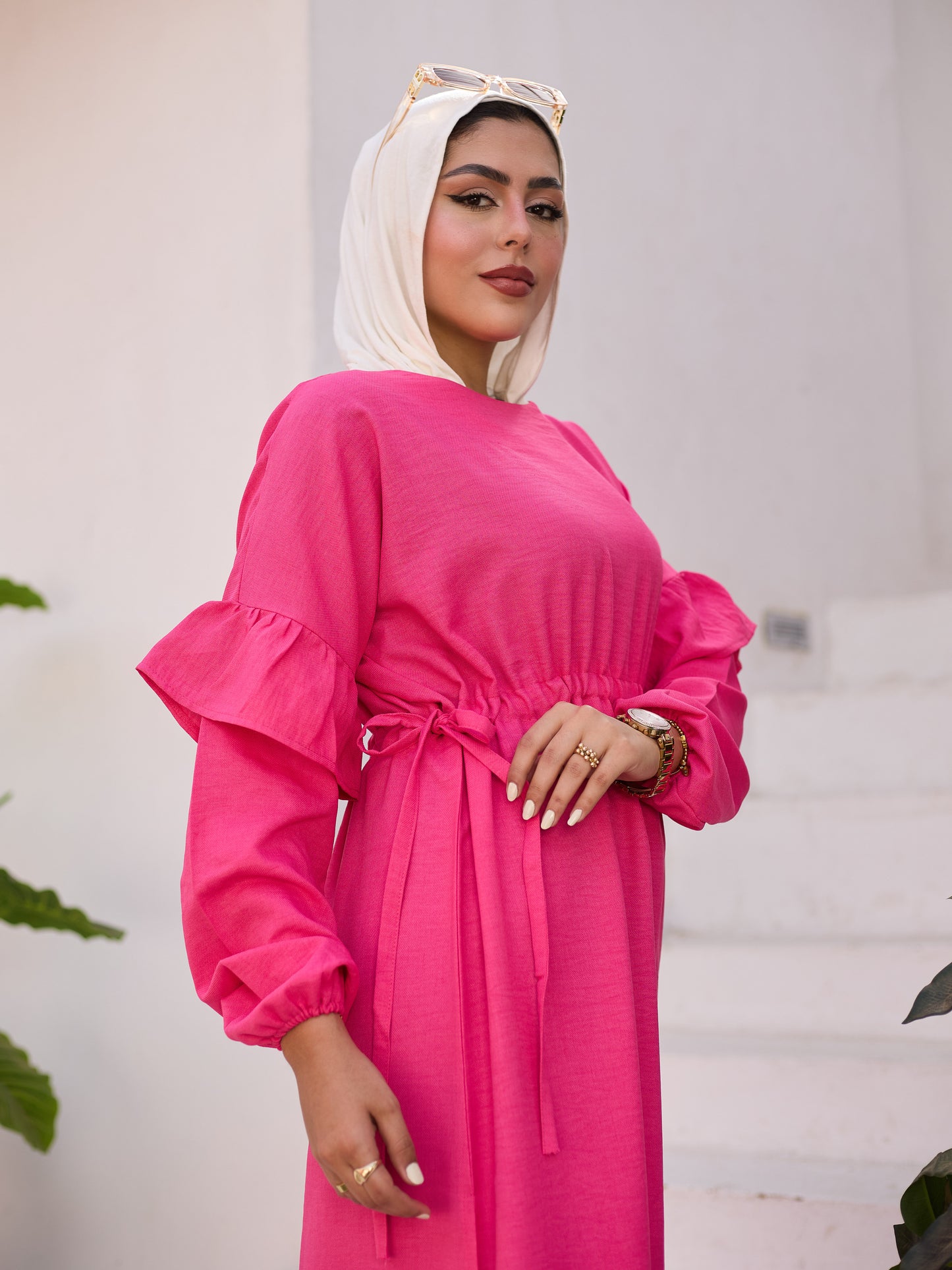 Slit&style dress