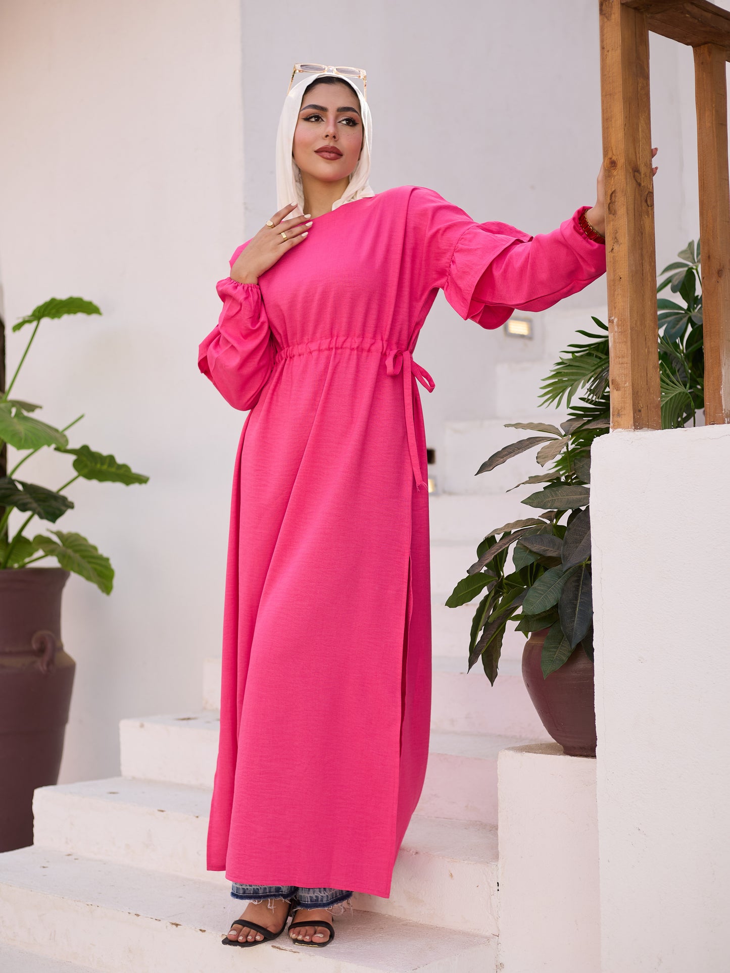 Slit&style dress