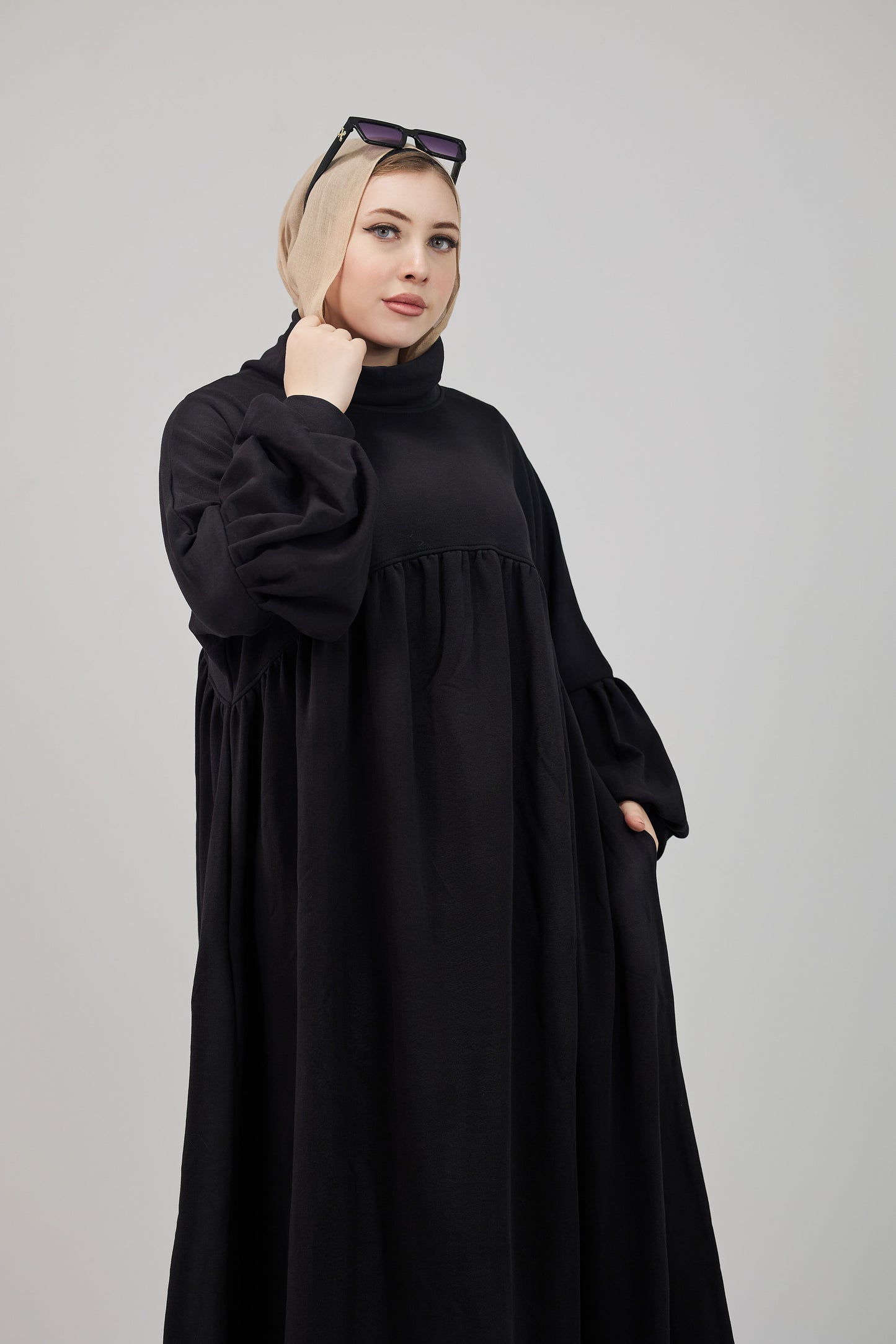 Winter oversize dress