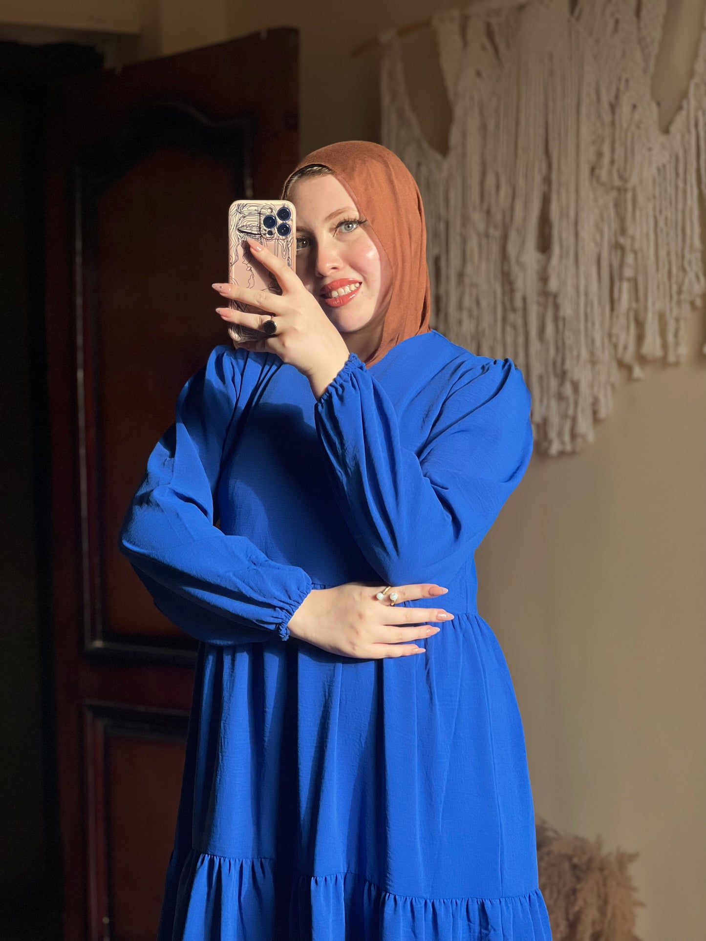 Blue Juwairiyah dress
