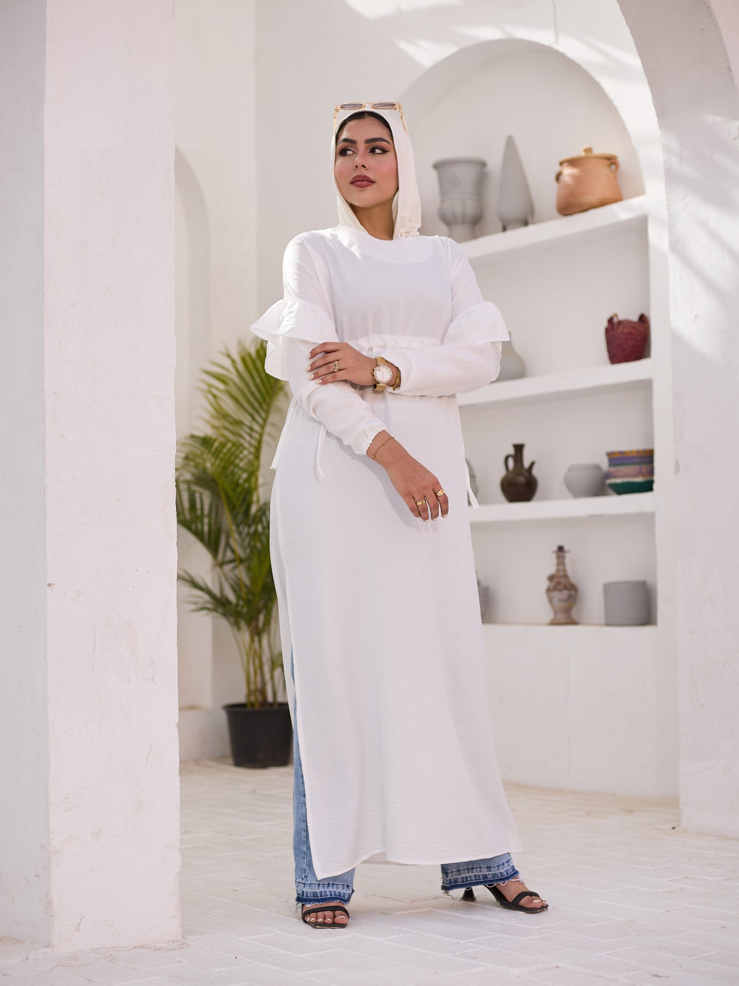 Slit&style dress