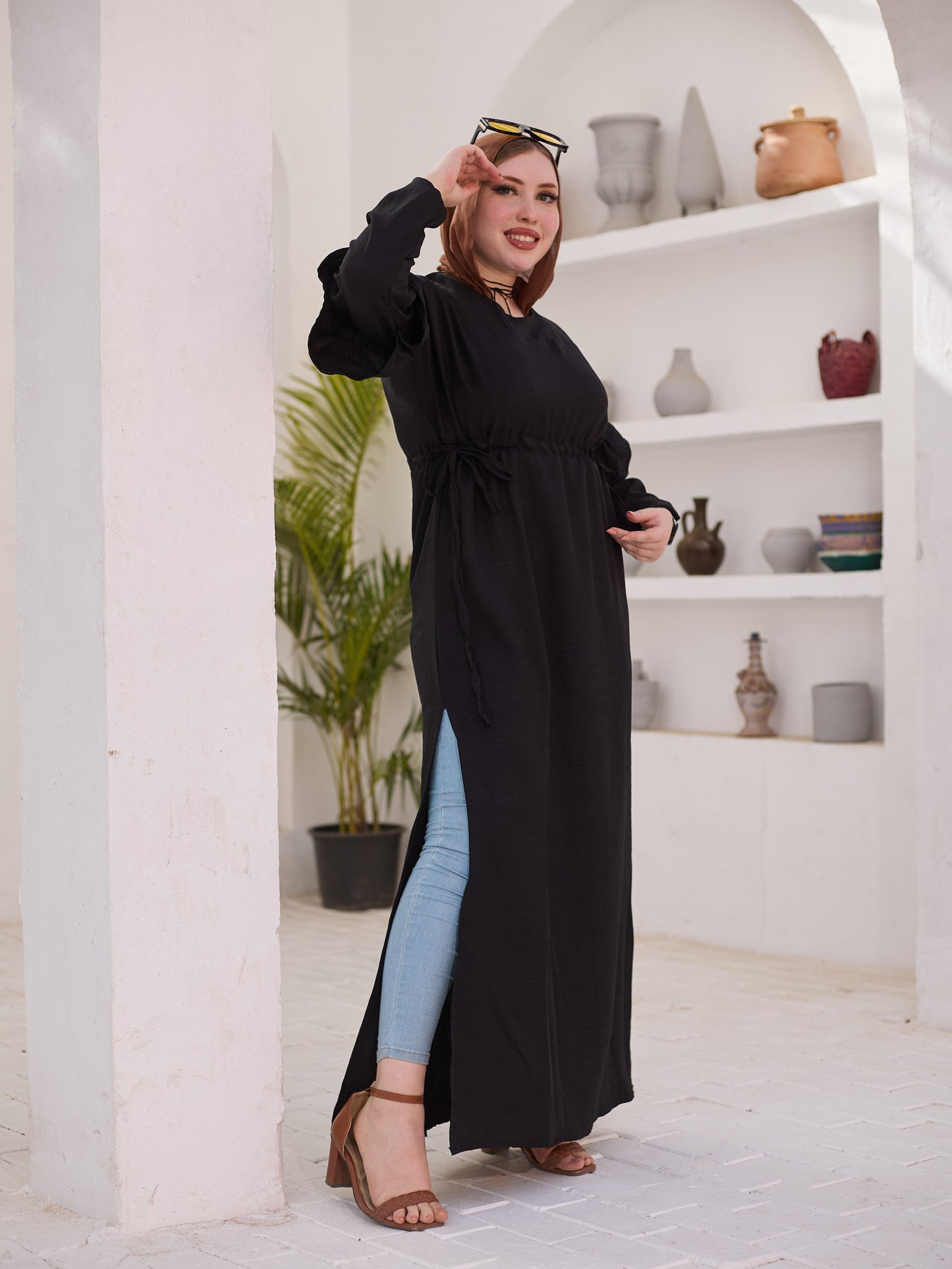 Slit&style dress