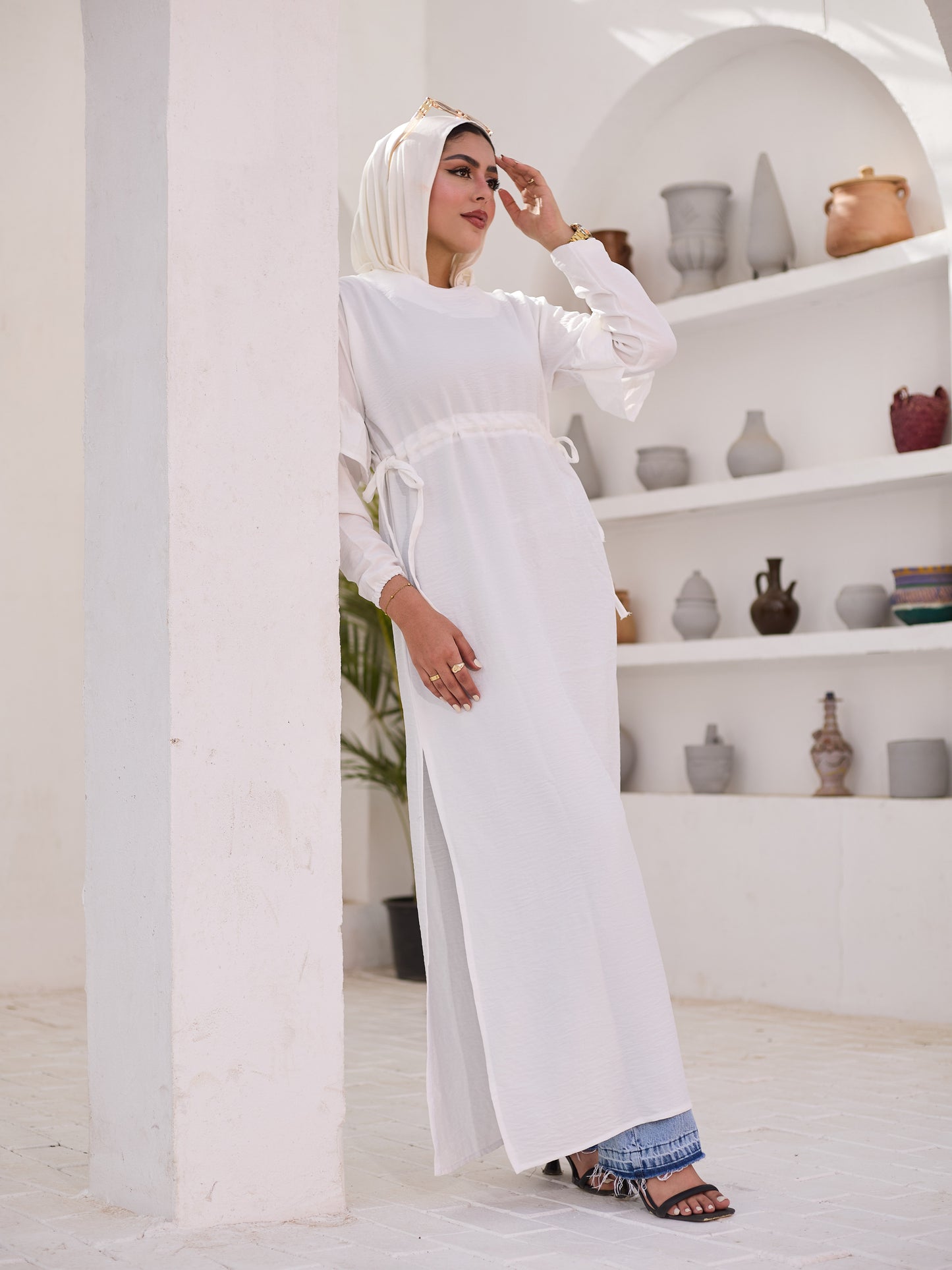 Slit&style dress