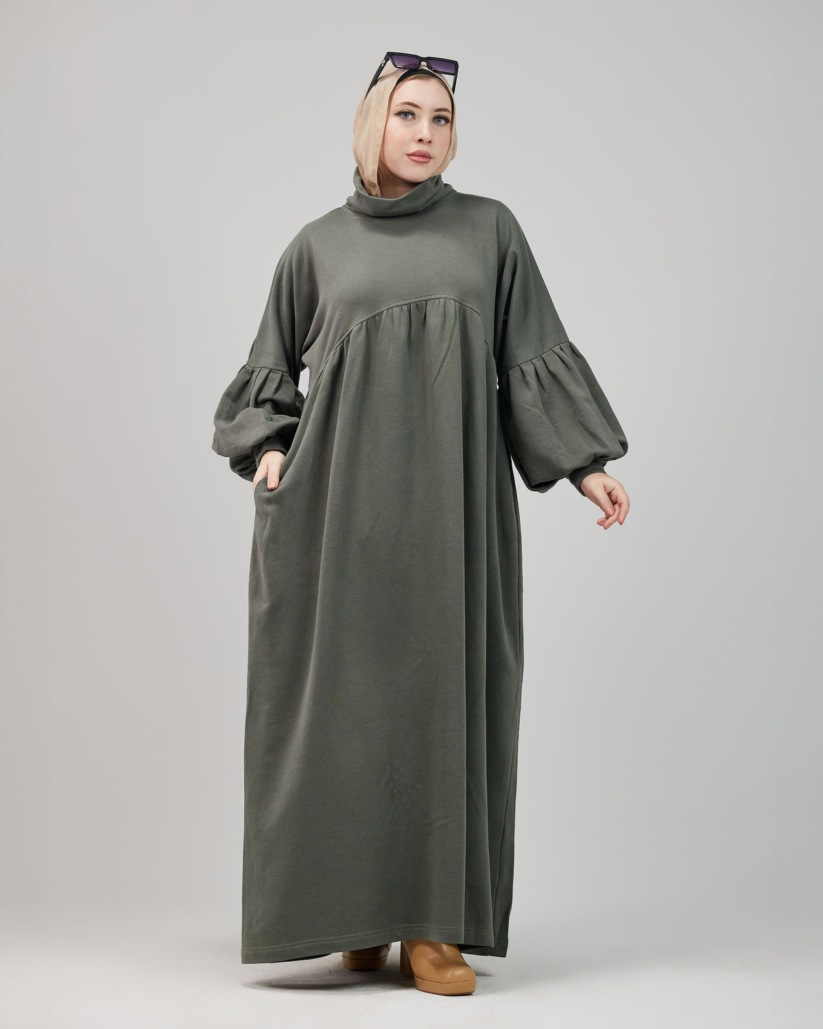 Winter oversize dress