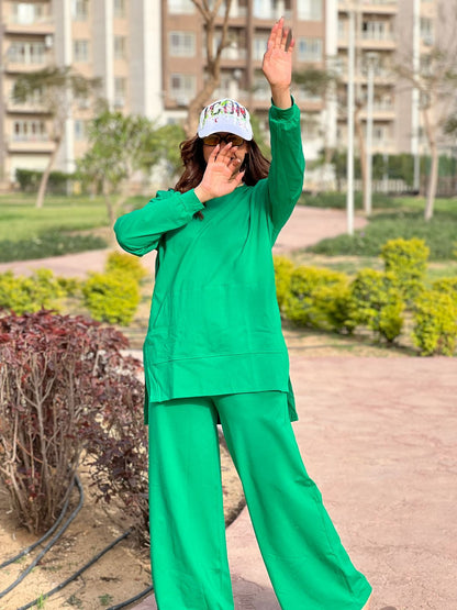 Green Summer cotton set