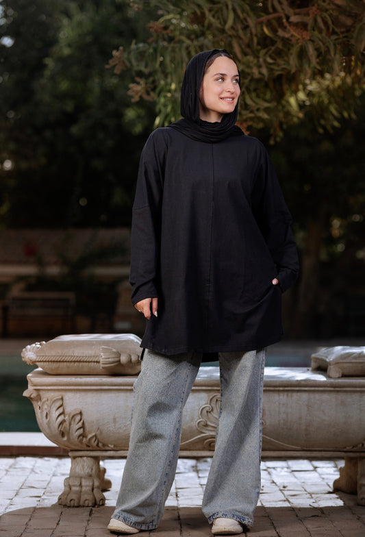 Black calm cotton