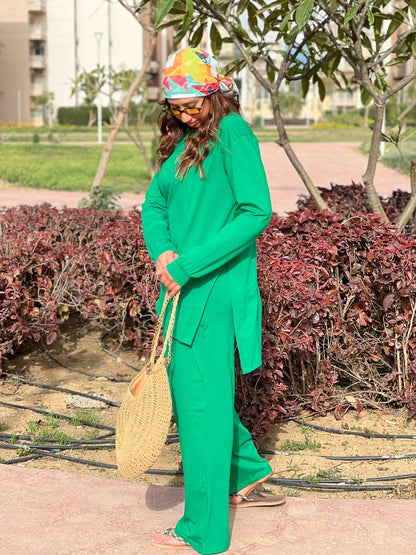 Green Summer cotton set