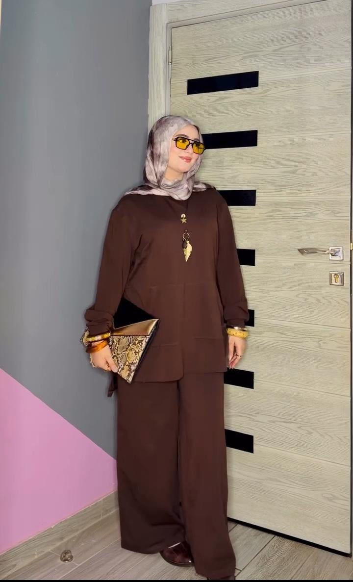 Brown Summer cotton set