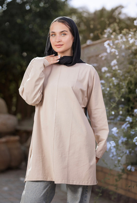 Beige calm cotton