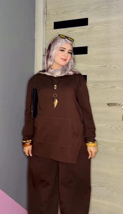 Brown Summer cotton set