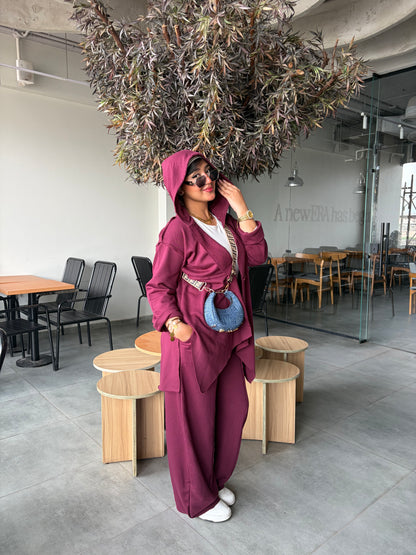 Winter Soft Suit Burgundy