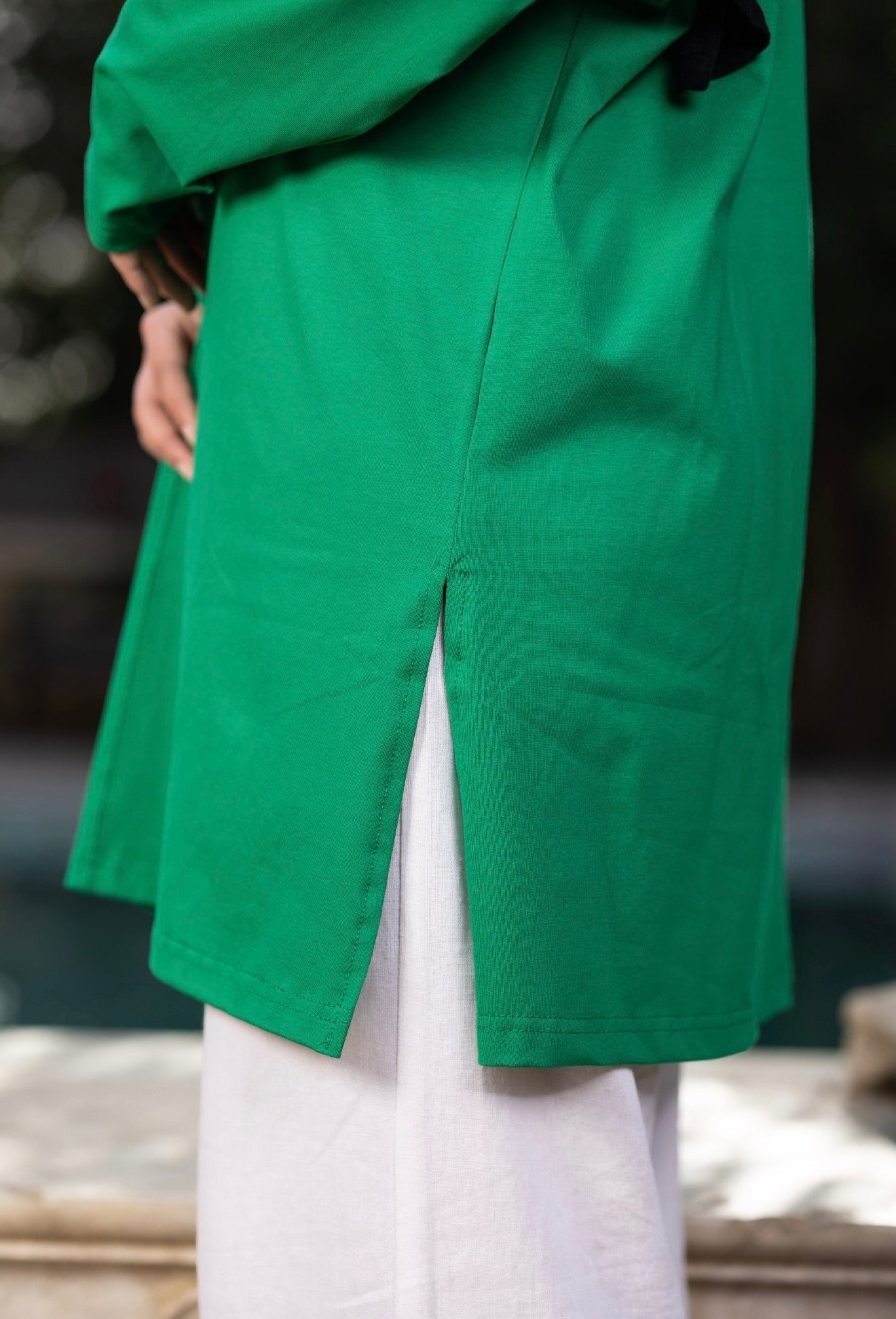 Green calm cotton