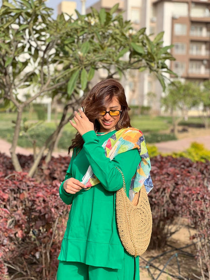 Green Summer cotton set