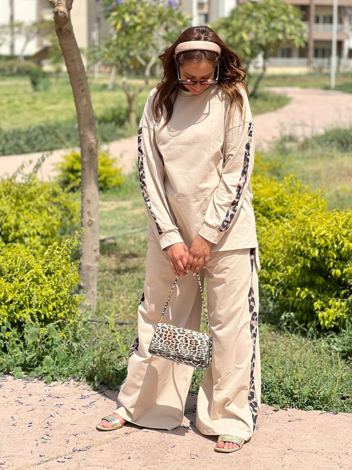 Beige set line