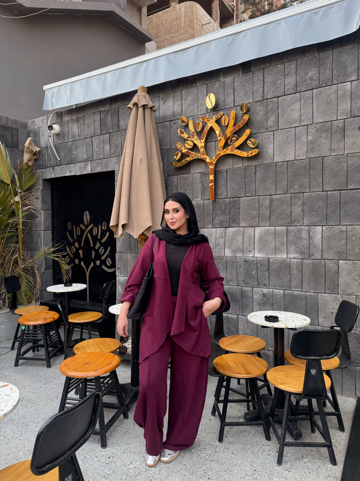 Winter Soft Suit Burgundy