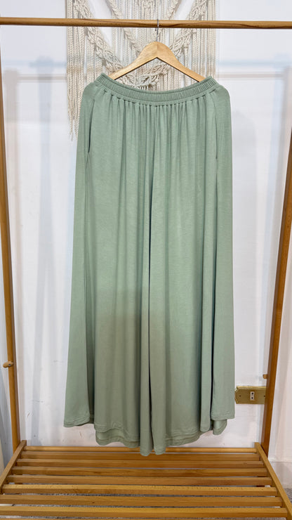 Soft Wide leg-mint