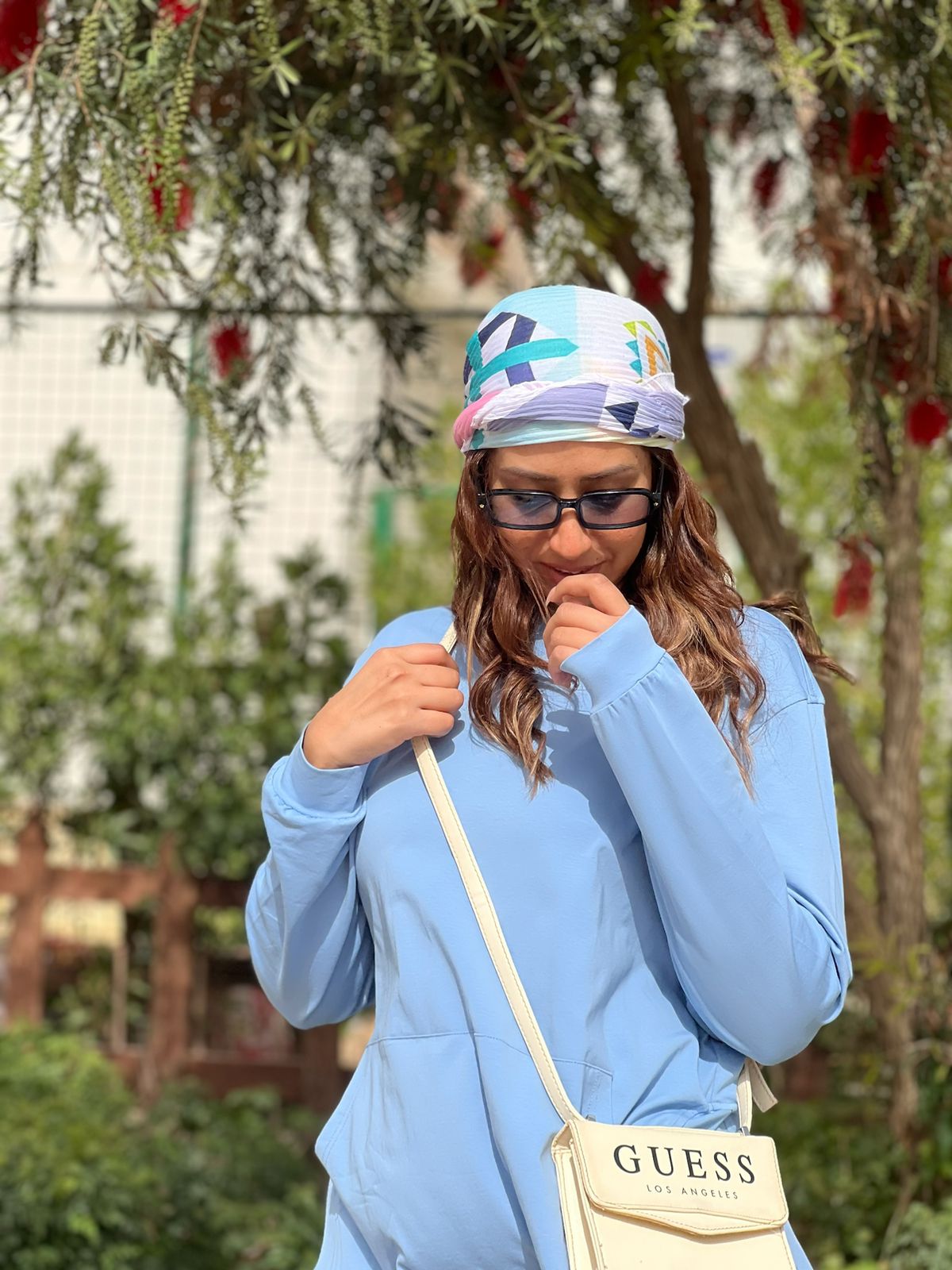 Baby blue Summer cotton set