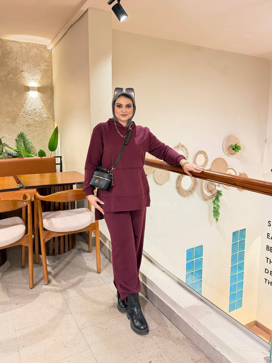Candy Winter Suit – Burgundy