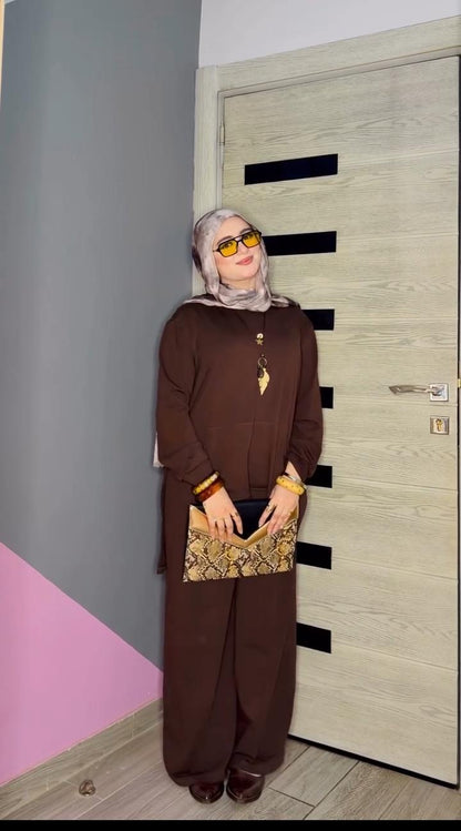 Brown Summer cotton set