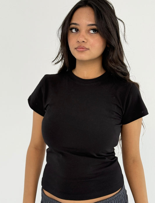 Basic Baby Tee Black