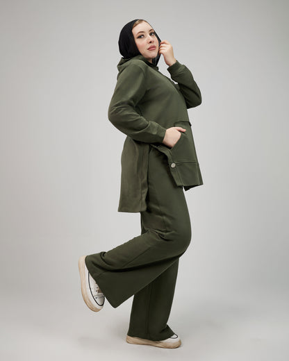 Candy Winter Suit – Olive Green