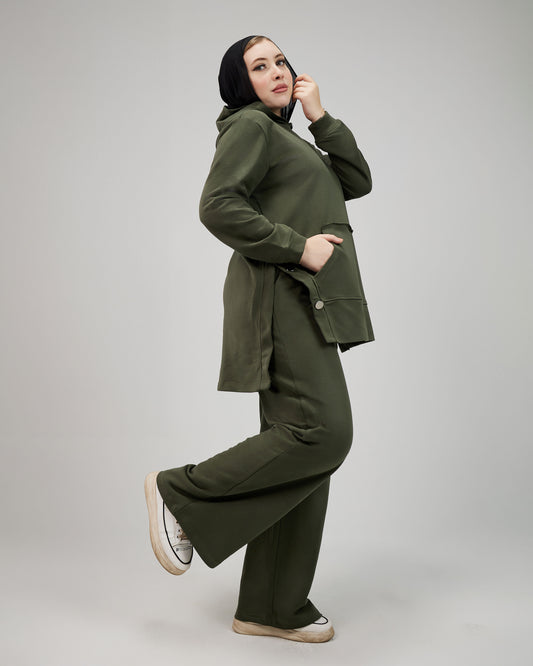 Candy Winter Suit – Olive Green