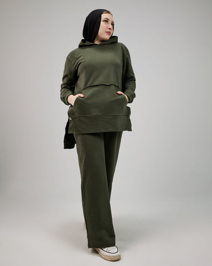 Candy Winter Suit – Olive Green