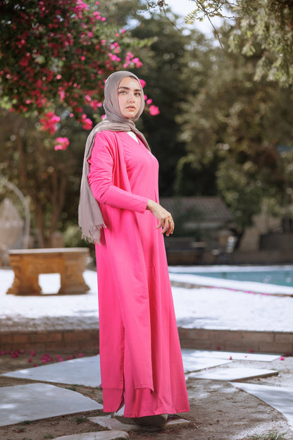 Fushia suit dress