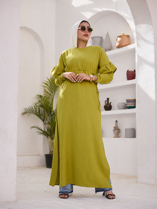 Slit&style dress