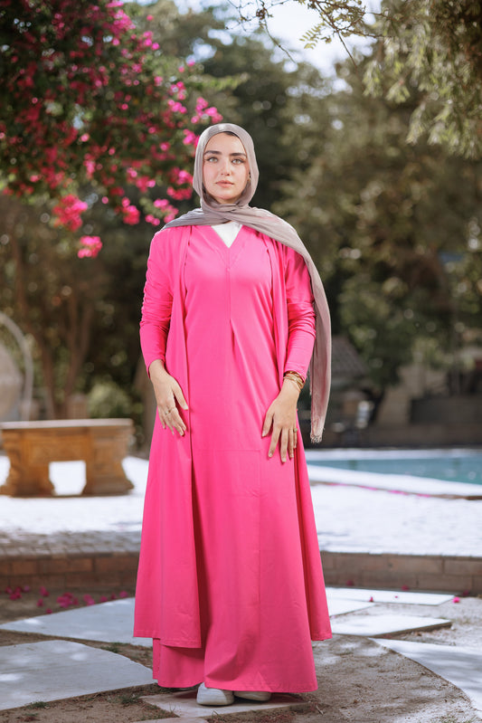 Fushia suit dress