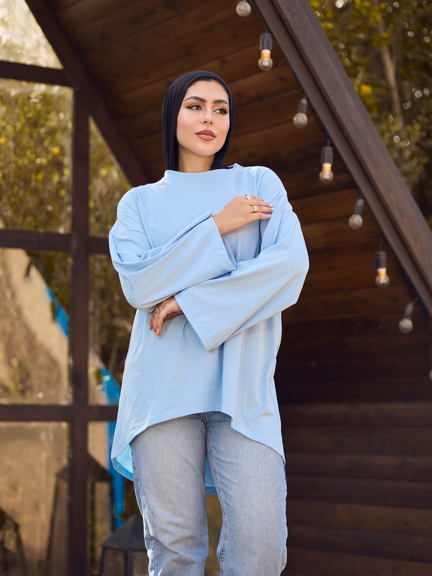 Baby blue Basic t-shirt
