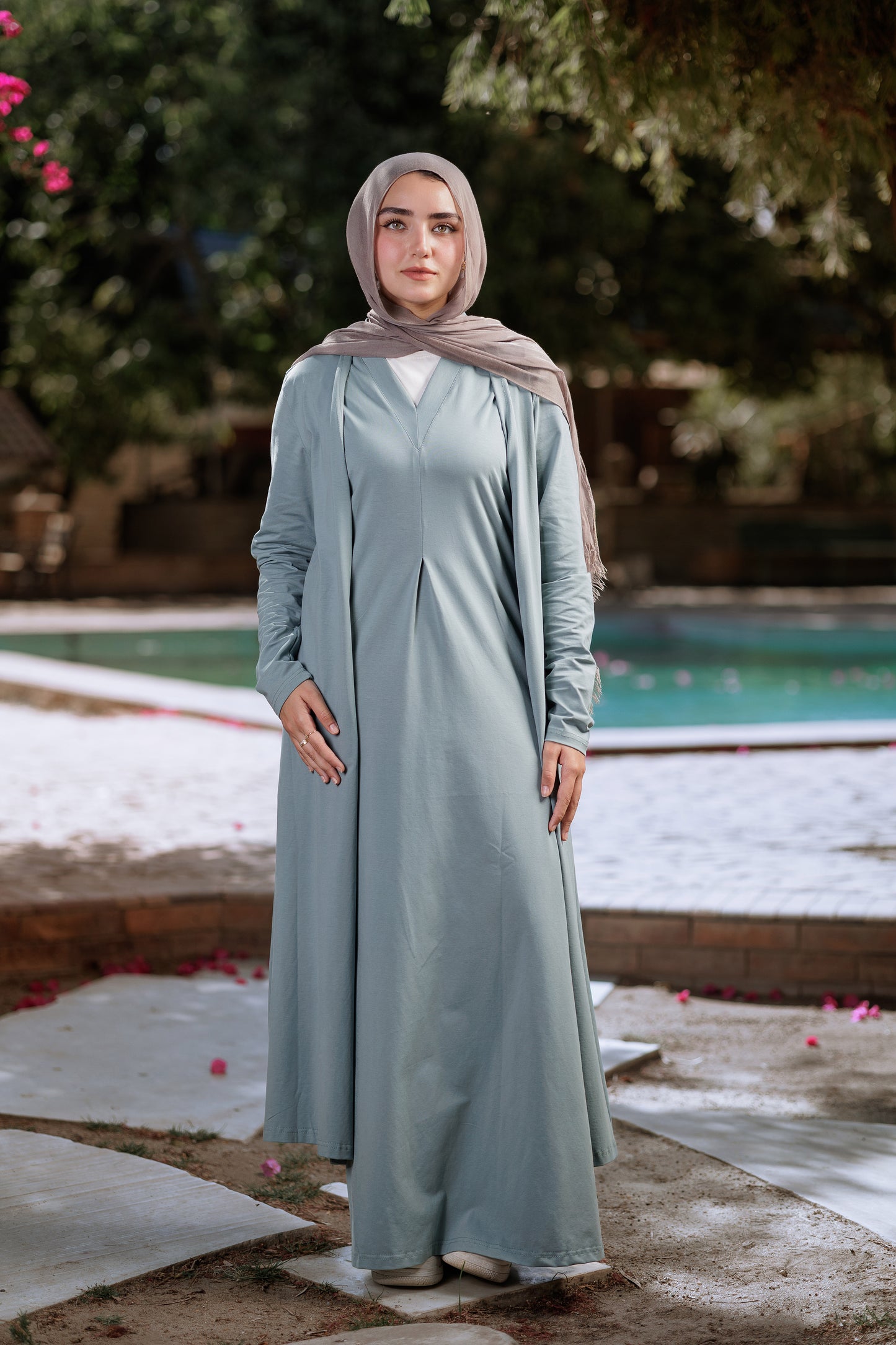 Mint suit dress