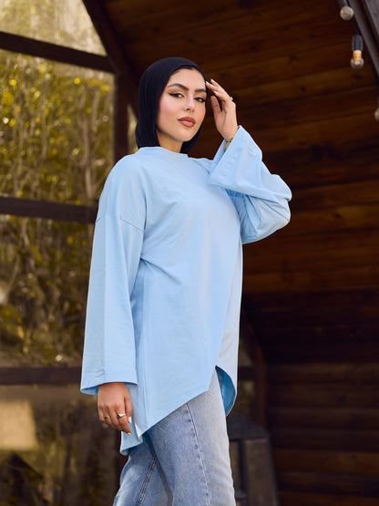 Baby blue Basic t-shirt