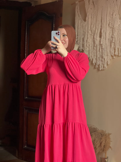 Fushia Juwairiyah dress