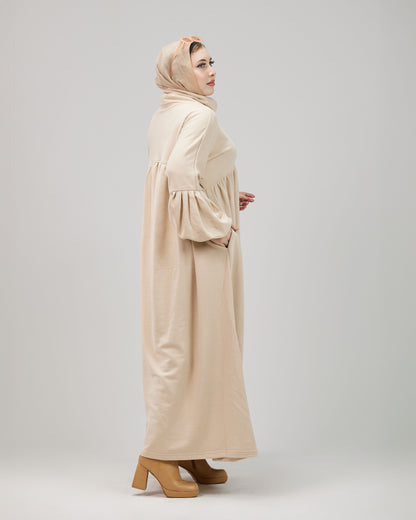 Winter Oversize Dress – Beige
