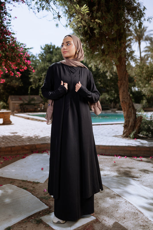 Black suit dress