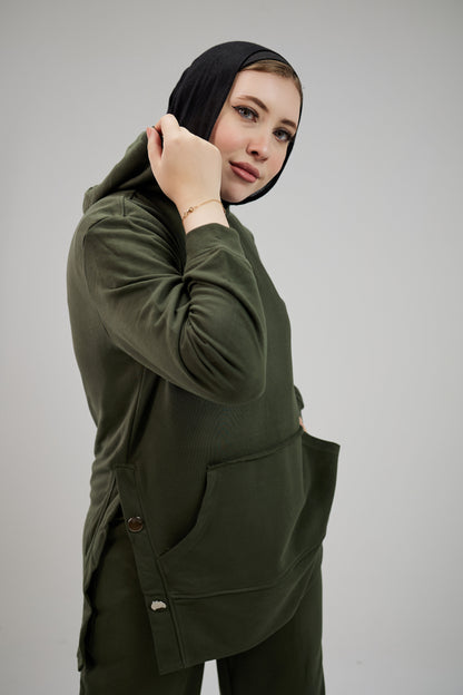 Candy Winter Suit – Olive Green