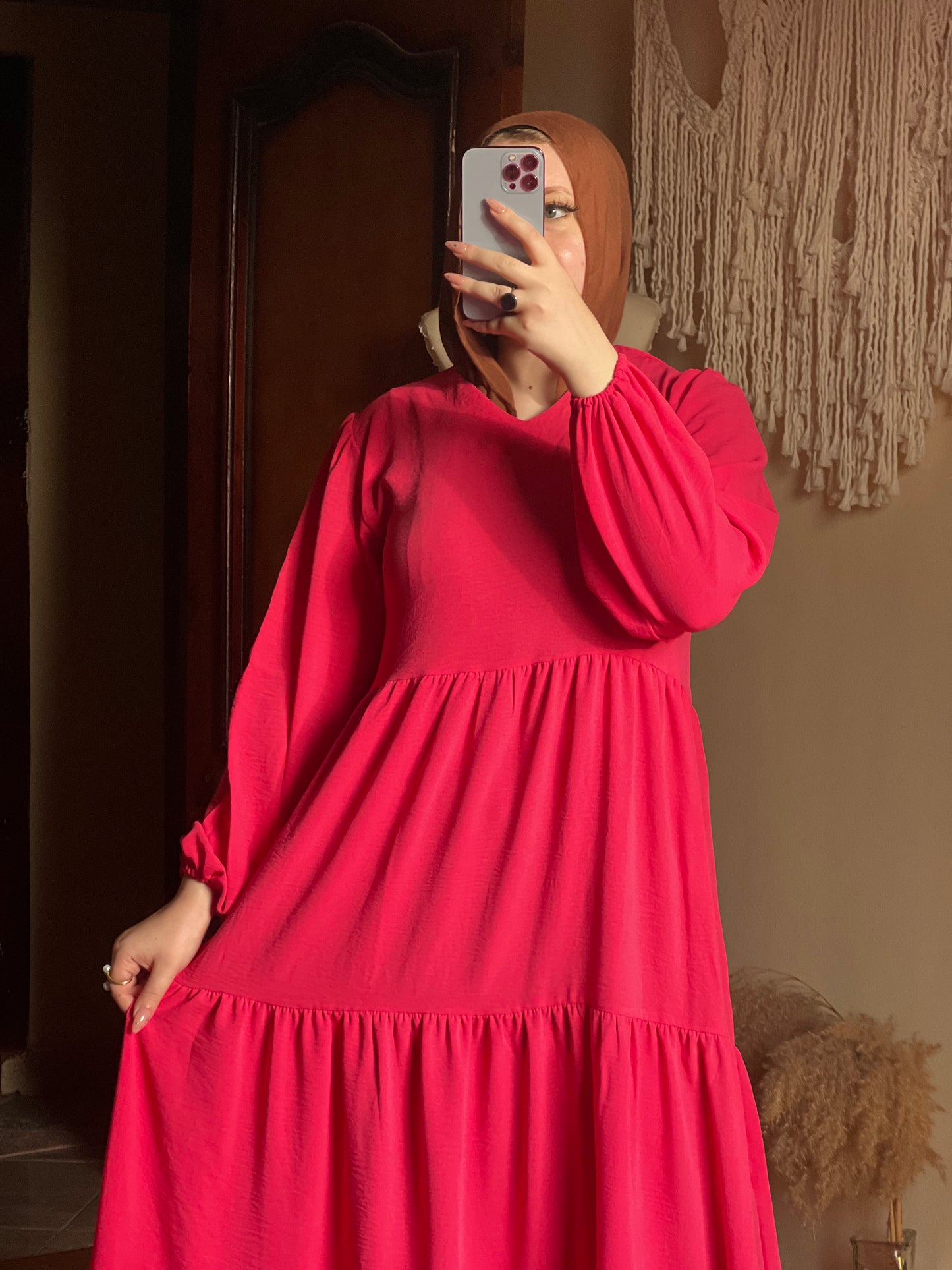 Fushia Juwairiyah dress