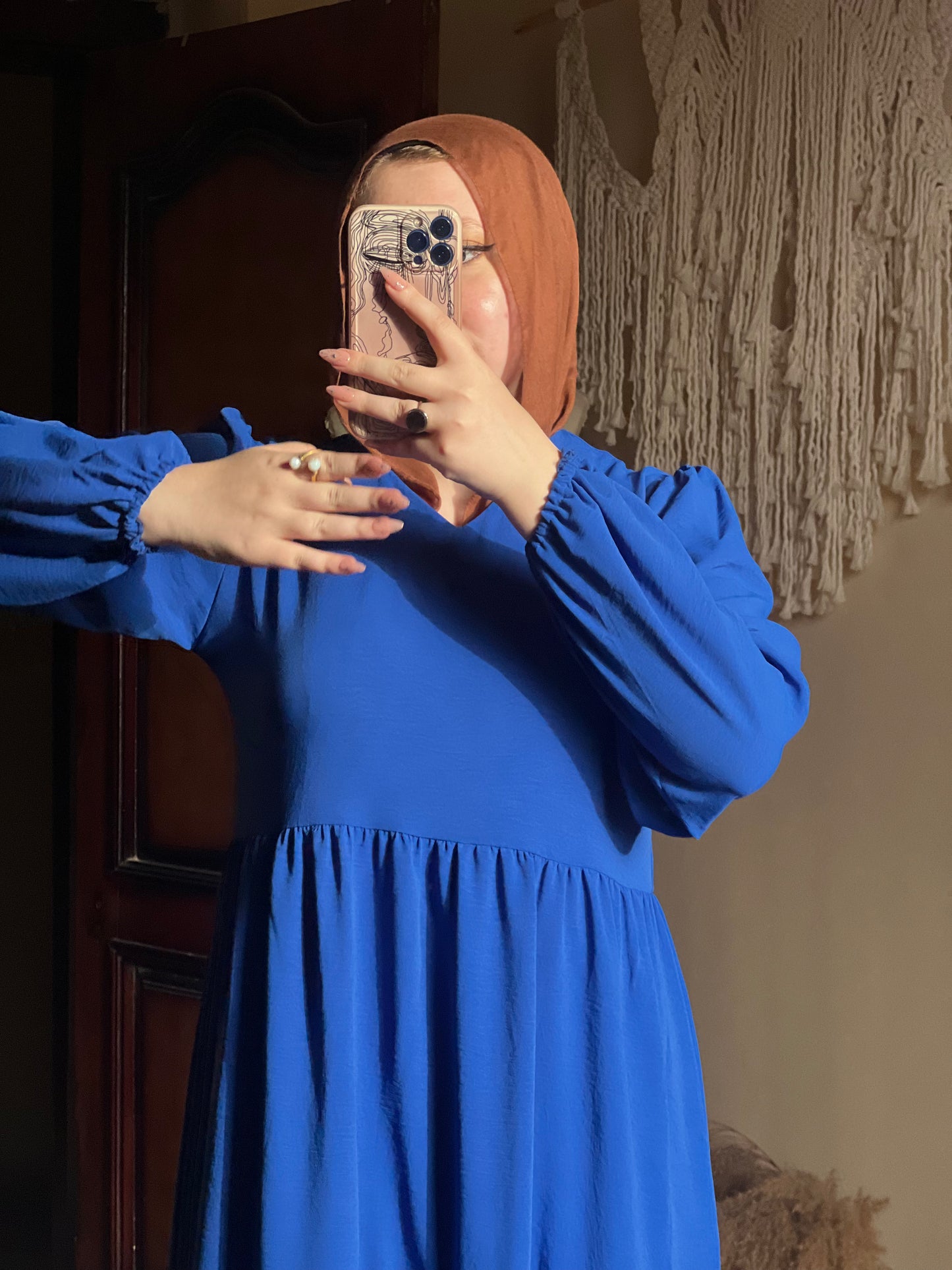 Blue Juwairiyah dress