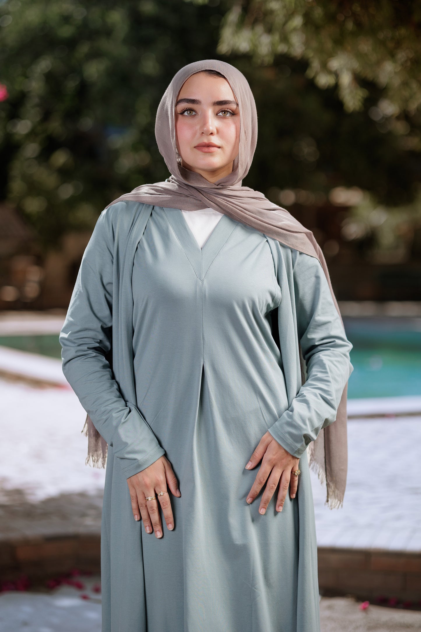 Mint suit dress
