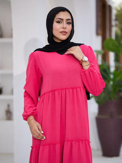 Fushia fayrouz dress