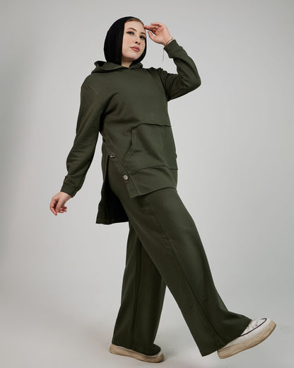 Candy Winter Suit – Olive Green