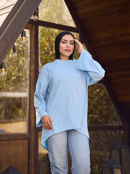 Baby blue Basic t-shirt