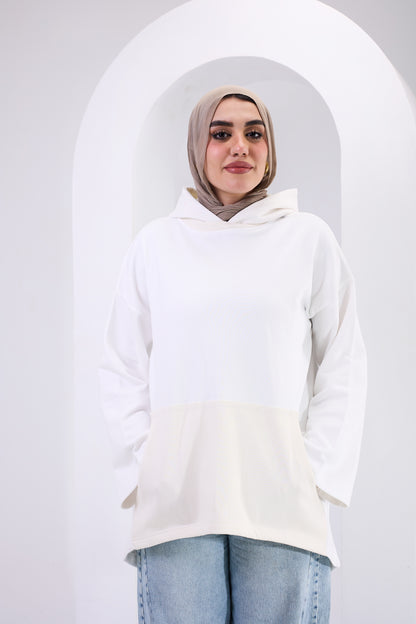 Chill Mode Hoodie white