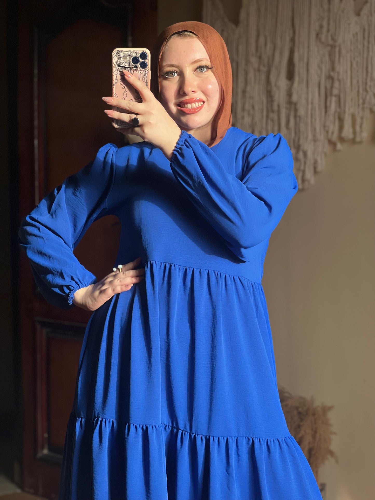 Blue Juwairiyah dress