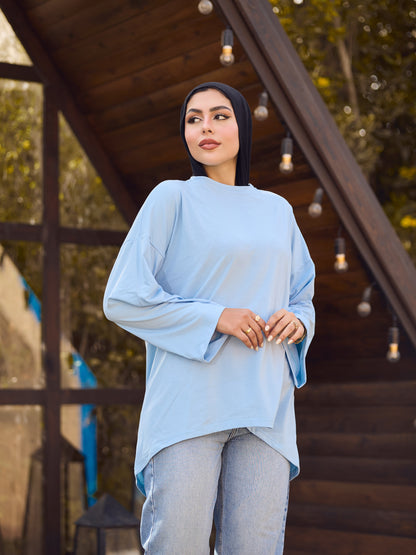 Baby blue Basic t-shirt