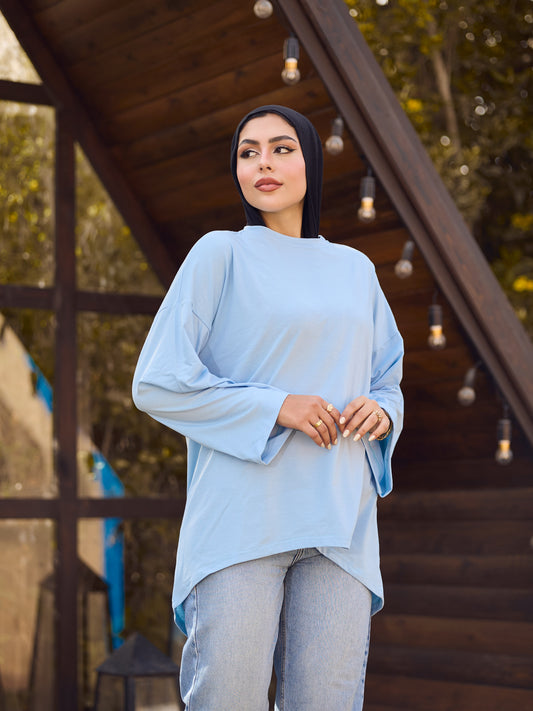 Baby blue Basic t-shirt
